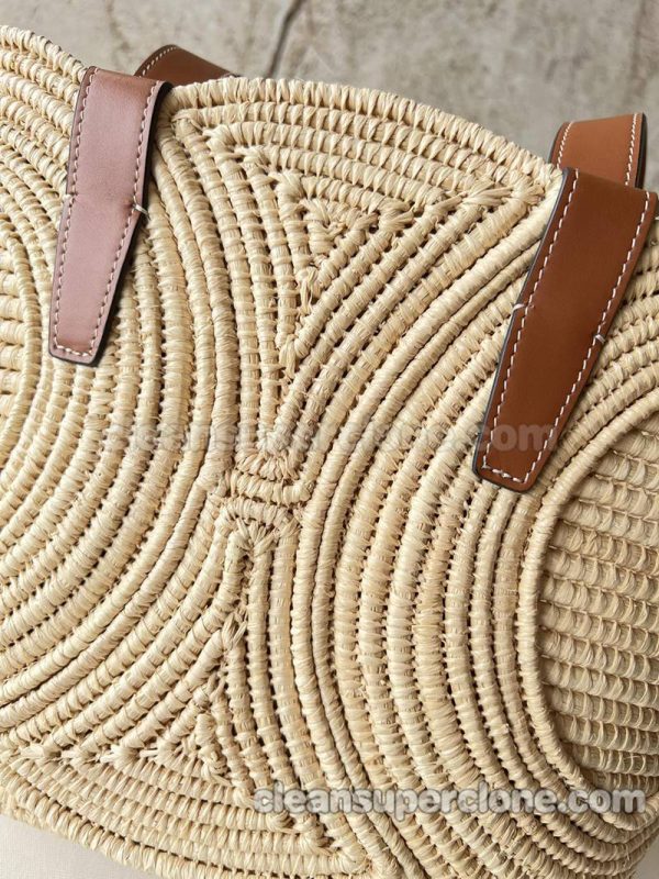 Celine bag Super Clone picture and price tawny Handbag Woven women 7