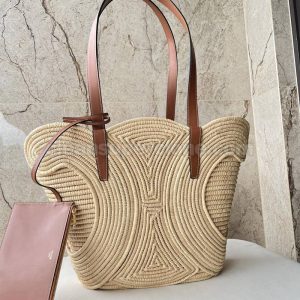 Shoulder bag replica details and pricing tawny Celine Woven women