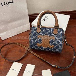 Celine bag Super Clone picture and price blue Shoulder Crossbody Handbag Denim women 2