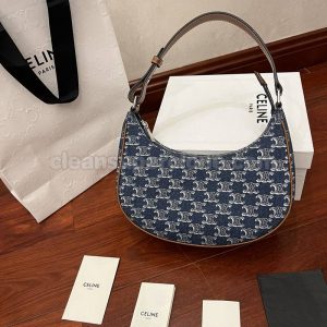 Shoulder bag replica details and pricing blue Celine Denim women