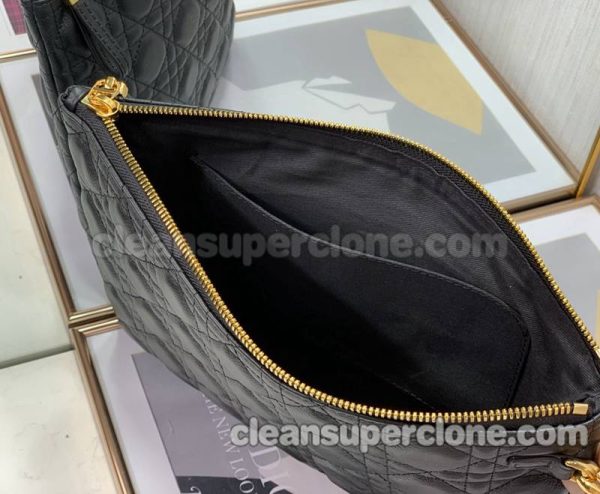 Clutch bag replica details and pricing black Dior cowhide women 9