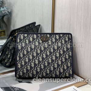 Dior bag Super Clone picture and price dark blue Clutch canvas women