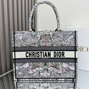 Dior bag Super Clone picture and price painted design Handbag tote women