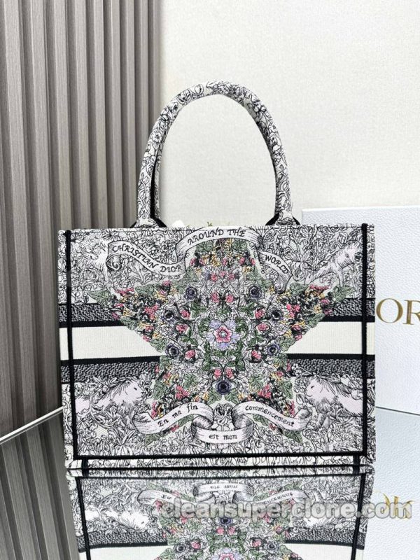 Dior bag Super Clone picture and price painted design Handbag tote women 5