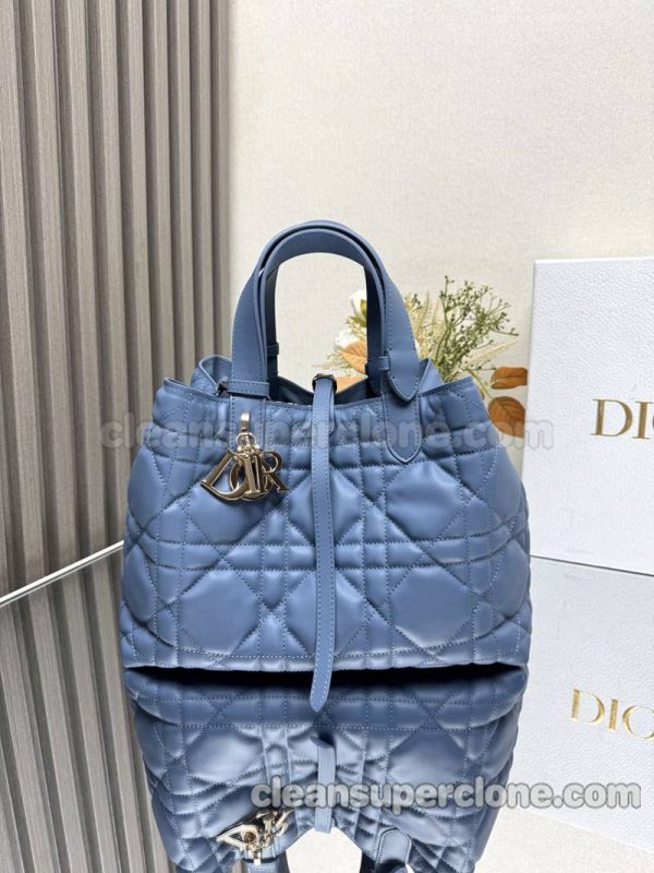 Handbag bag replica details and pricing blue Dior cowhide women 2