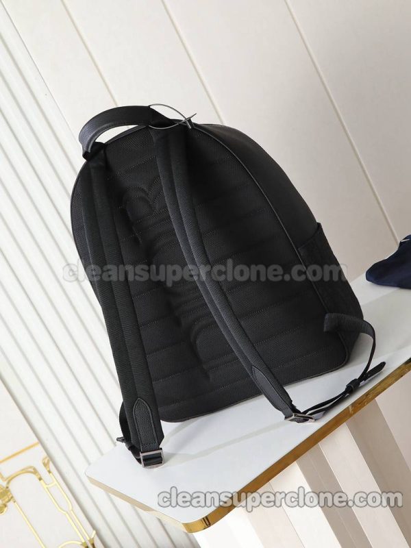 cowhide bag 1:1 Copy description and price black Dior Backpack men 4