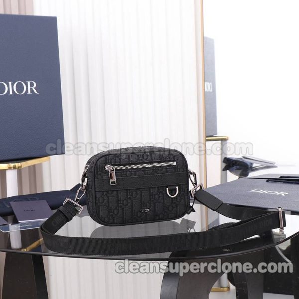 cowhide bag 1:1 Copy description and price painted design Dior Shoulder men