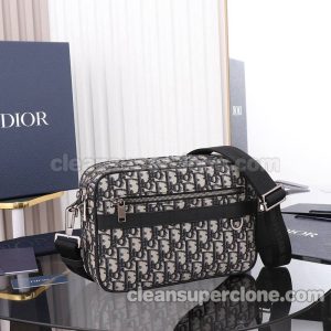 cowhide bag 1:1 Copy description and price painted design Dior Shoulder men