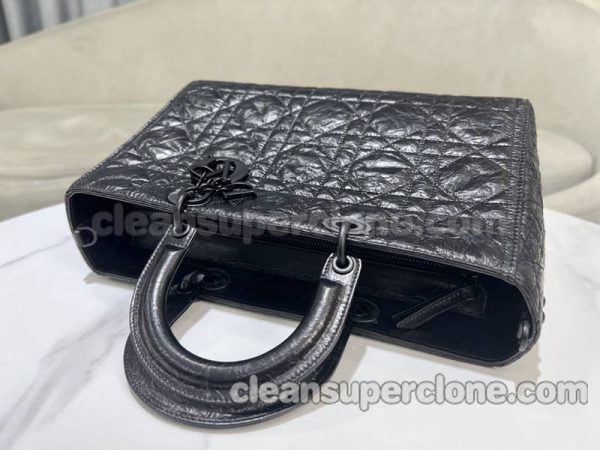 Handbag bag replica details and pricing black Dior cowhide women 6