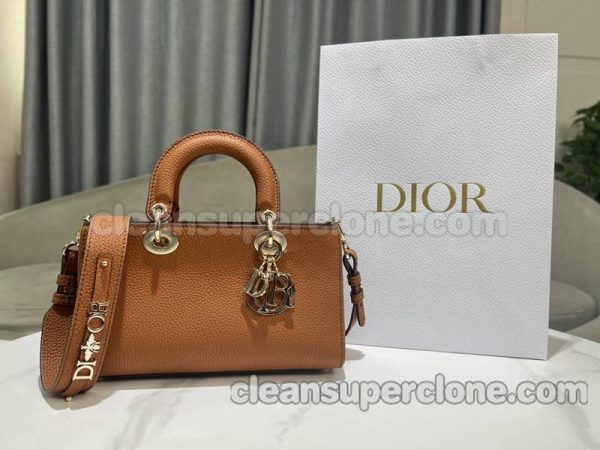 Handbag bag replica details and pricing Brown Dior cowhide women