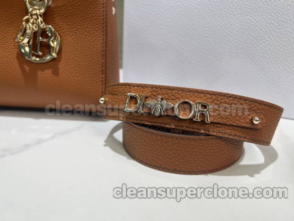 Handbag bag replica details and pricing Brown Dior cowhide women 2