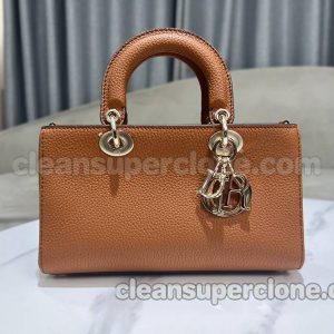 Handbag bag replica details and pricing Brown Dior cowhide women 3