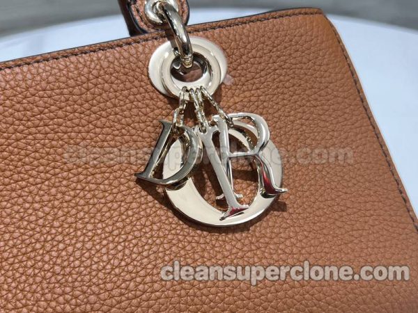 Handbag bag replica details and pricing Brown Dior cowhide women 4