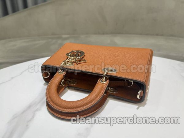 Handbag bag replica details and pricing Brown Dior cowhide women 6