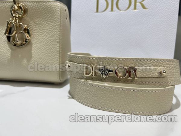 cowhide bag 1:1 Copy description and price White Dior Handbag women 2