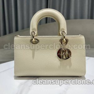 cowhide bag 1:1 Copy description and price White Dior Handbag women 3