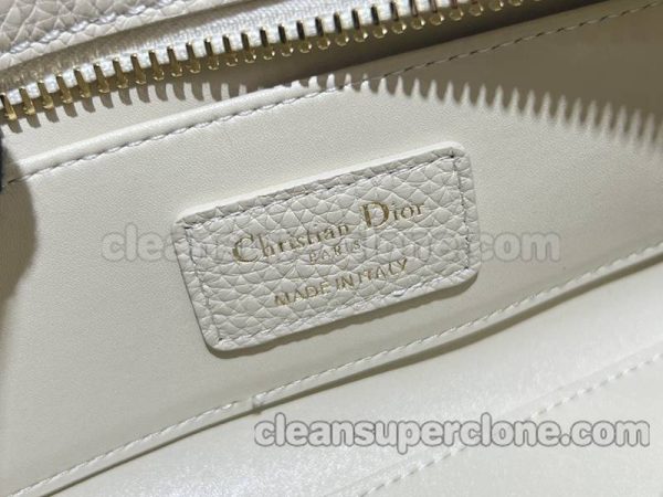 cowhide bag 1:1 Copy description and price White Dior Handbag women 9