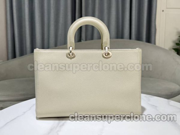 cowhide bag 1:1 Copy description and price white Dior Handbag women 4