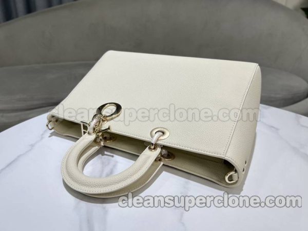 cowhide bag 1:1 Copy description and price white Dior Handbag women 5