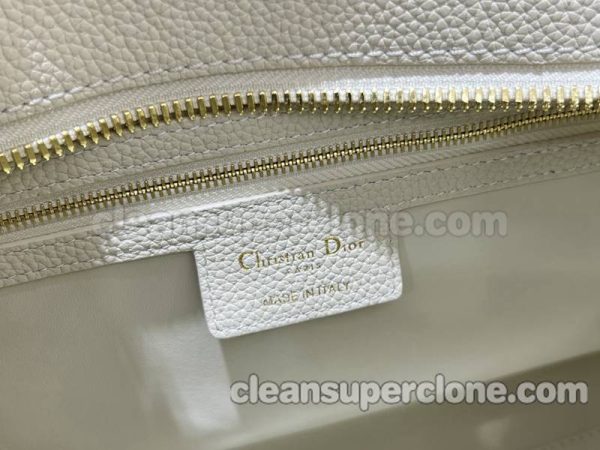 cowhide bag 1:1 Copy description and price white Dior Handbag women 8