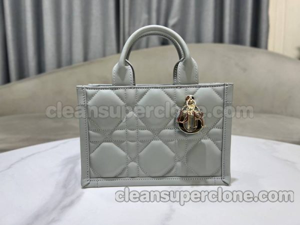 cowhide bag 1:1 Copy description and price Grey Dior Handbag women 3