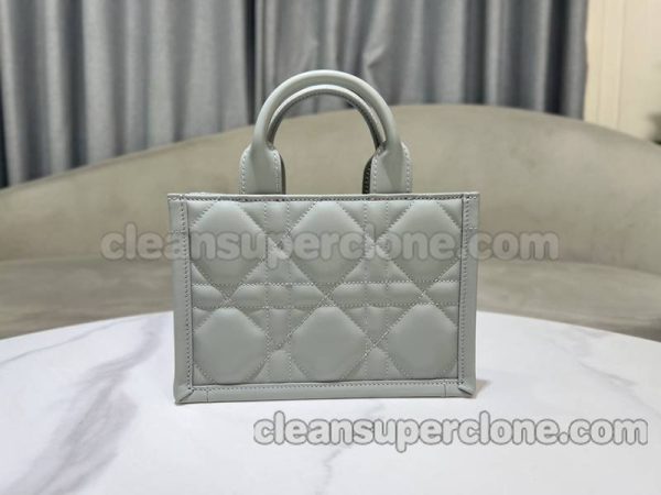 cowhide bag 1:1 Copy description and price Grey Dior Handbag women 5