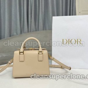 cowhide bag 1:1 Copy description and price sand colour Dior Handbag Shoulder Crossbody women