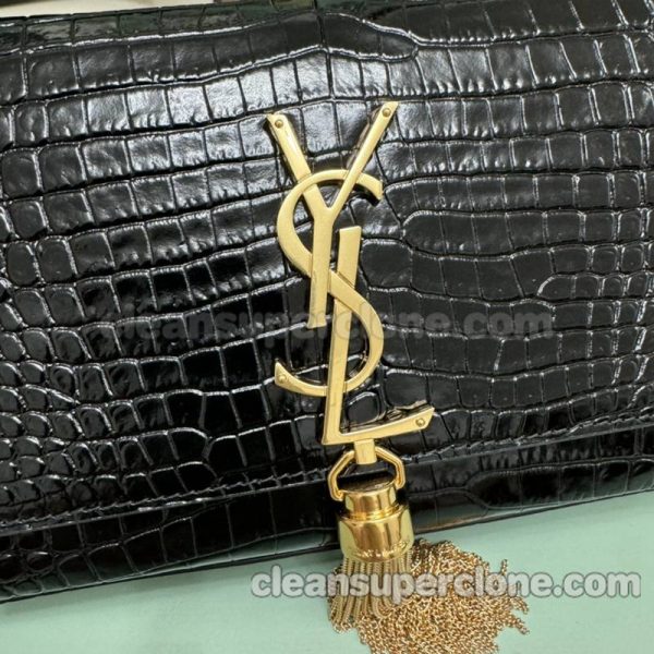 YSL bag Super Clone picture and price black Shoulder cowhide women 5