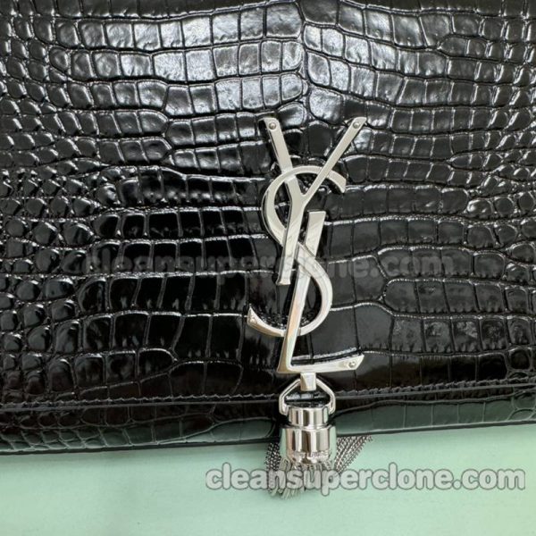 YSL bag Super Clone picture and price black Shoulder cowhide women 5