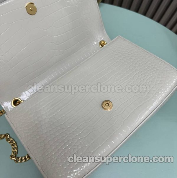 Shoulder bag replica details and pricing Light grey YSL cowhide women 6