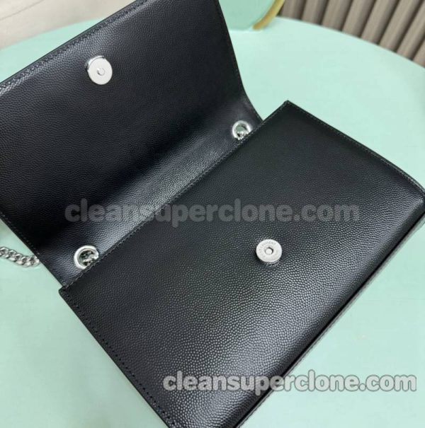 Shoulder bag replica details and pricing black YSL cowhide women 6