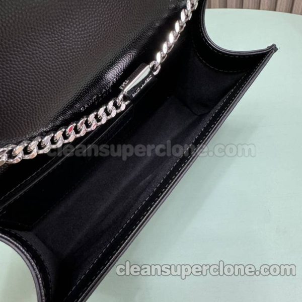 Shoulder bag replica details and pricing black YSL cowhide women 9