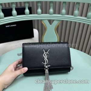 YSL bag Super Clone picture and price black Shoulder cowhide women