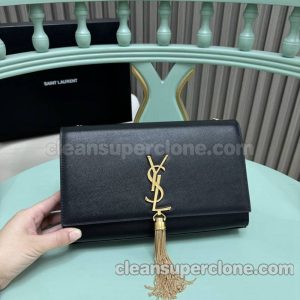 YSL bag Super Clone picture and price black Shoulder cowhide women