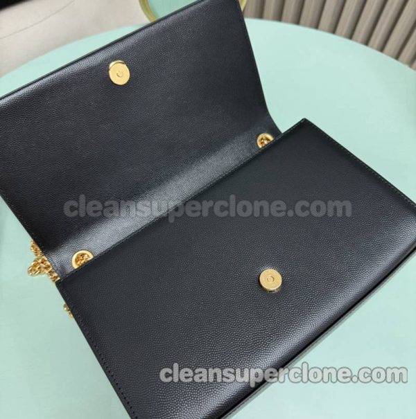 YSL bag Super Clone picture and price black Shoulder cowhide women 6