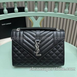 YSL bag Super Clone picture and price black Shoulder Crossbody cowhide women