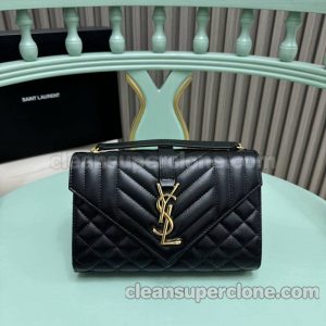 YSL bag Super Clone picture and price black Shoulder Crossbody cowhide women