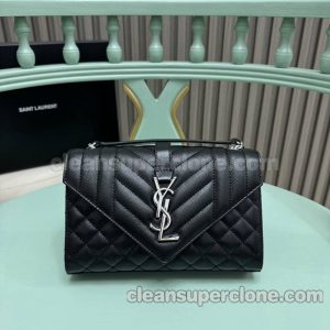 Shoulder bag replica details and pricing black YSL Crossbody cowhide women