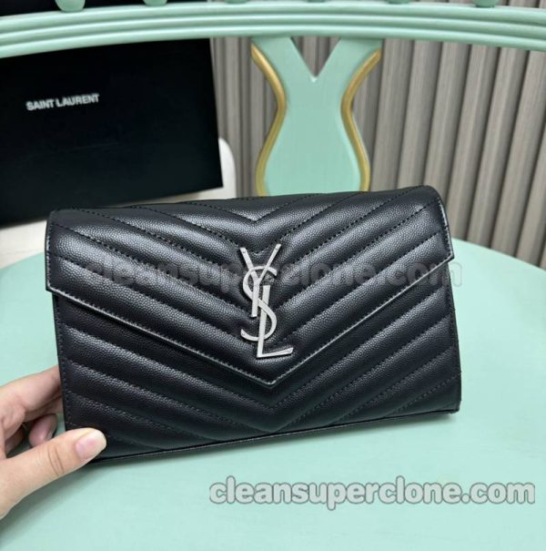 YSL bag Super Clone picture and price black Shoulder Crossbody cowhide women