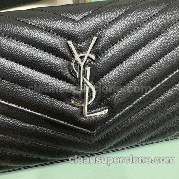 YSL bag Super Clone picture and price black Shoulder Crossbody cowhide women 5