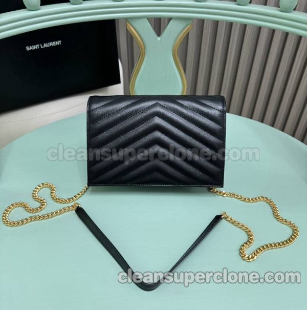 YSL bag Super Clone picture and price black Shoulder Crossbody cowhide women 2