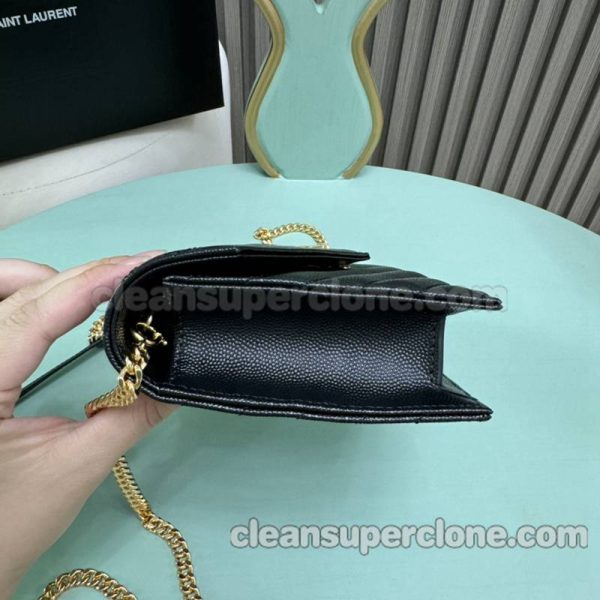 YSL bag Super Clone picture and price black Shoulder Crossbody cowhide women 3