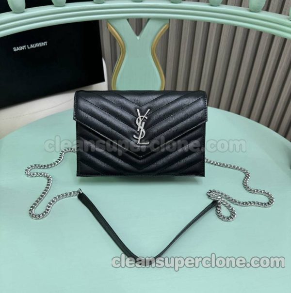 Shoulder bag replica details and pricing black YSL Crossbody cowhide women