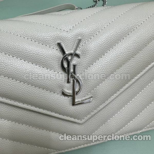 YSL bag Super Clone picture and price white Shoulder Crossbody cowhide women 5