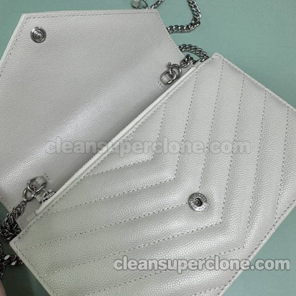 YSL bag Super Clone picture and price white Shoulder Crossbody cowhide women 6