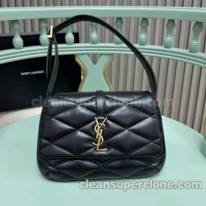 Shoulder bag replica details and pricing black YSL sheepskin women