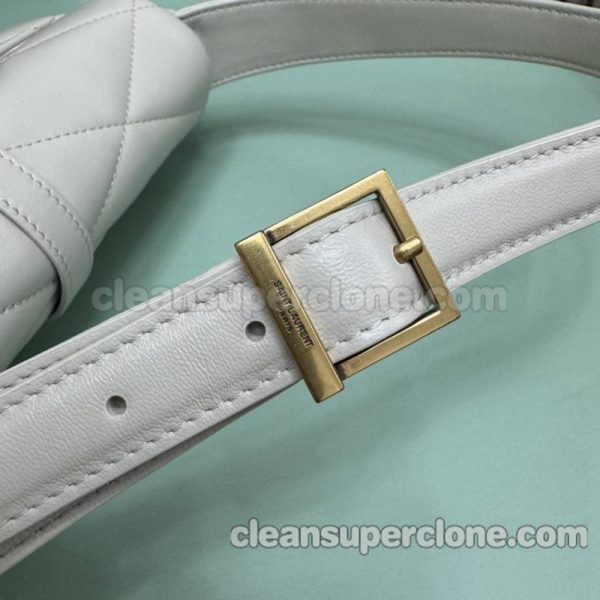 sheepskin bag 1:1 Copy description and price white YSL Shoulder women 9