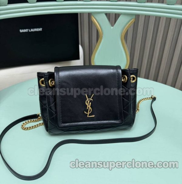 YSL bag Super Clone picture and price black Shoulder Crossbody cowhide women