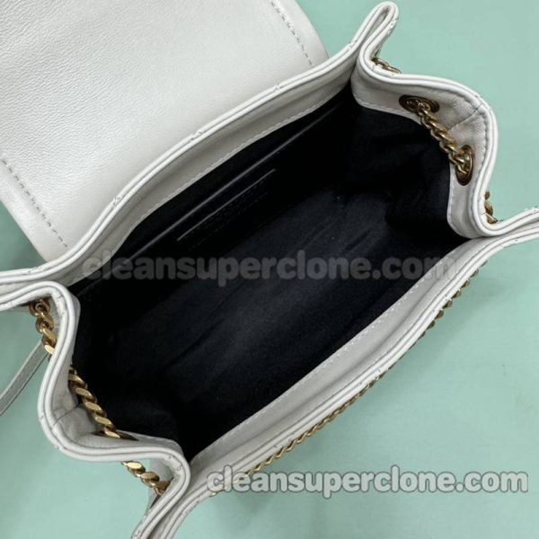 Shoulder bag replica details and pricing white YSL Crossbody cowhide women 9