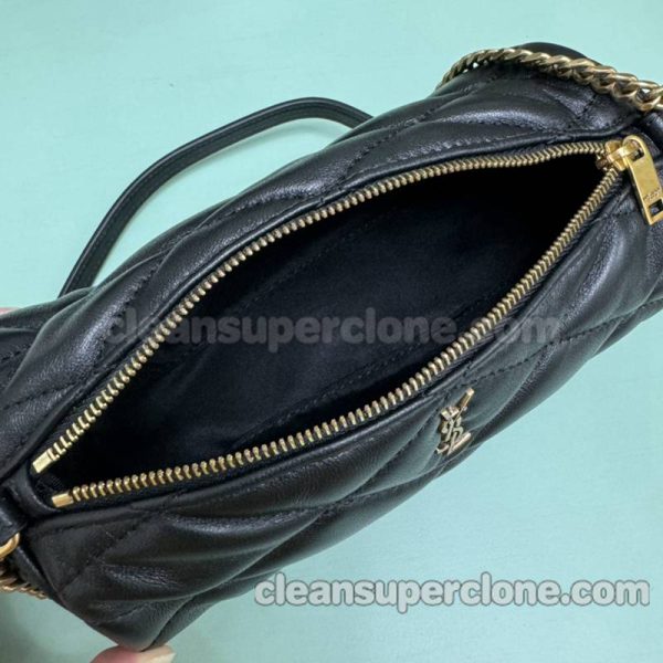 sheepskin bag 1:1 Copy description and price black YSL Shoulder women 7